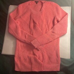 Pink Cable Knit Sweater